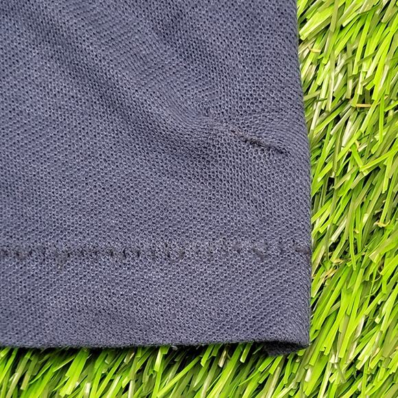 Vintage 80s Conor Preppy Polo Shirt XS/S 17x25 Navy-Blue USA - Picture 9 of 12